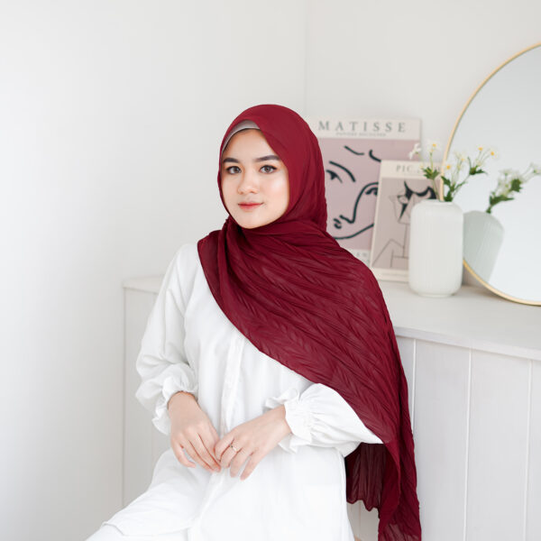 Azkia Pashmina Plisket - Image 9