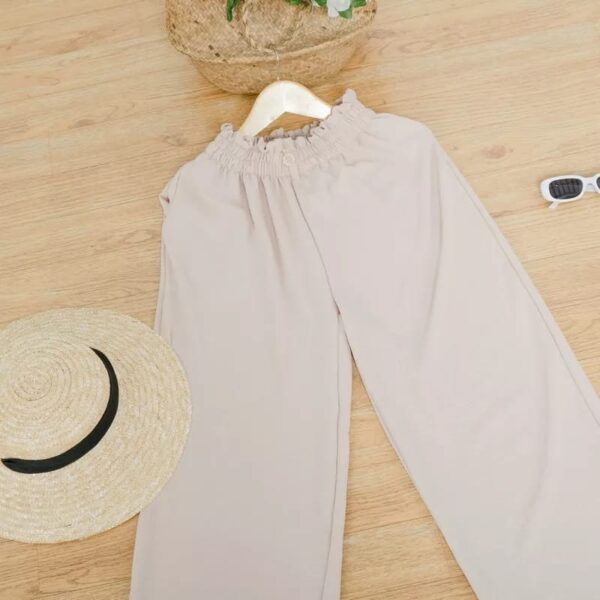 Kavita Pants Kulot Celana Crinkle Karet Kancing Dua - Image 8