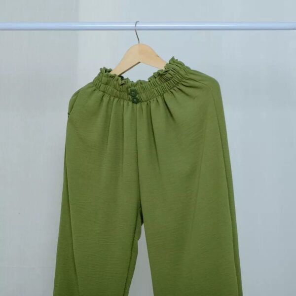 Kavita Pants Kulot Celana Crinkle Karet Kancing Dua - Image 12