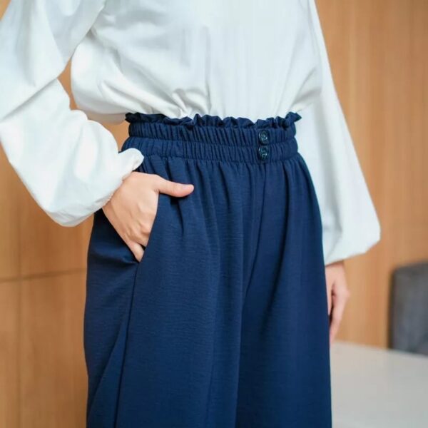 Kavita Pants Kulot Celana Crinkle Karet Kancing Dua - Image 10