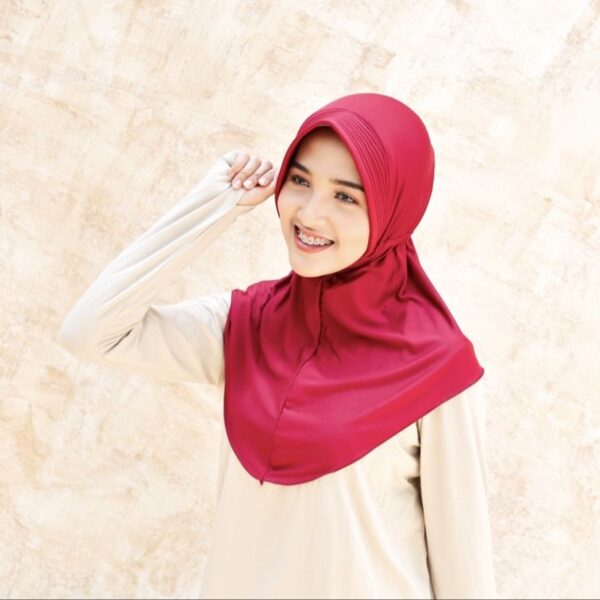 Lavanya Hijab Bergo Serut Jersey - Image 3